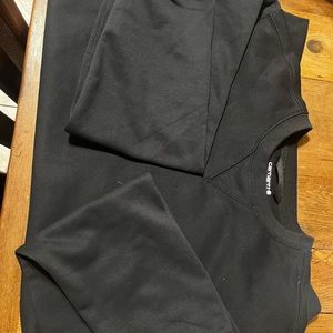 Large (tall) black Carhartt sweater. New. Not worn.